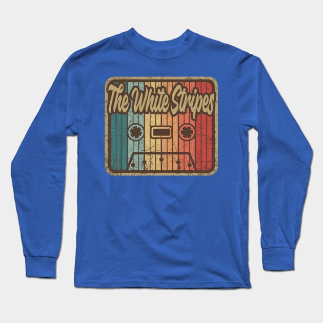 The White Stripes Vintage Cassette Long Sleeve T-Shirt by penciltimes